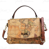 Alviero Martini - Tracollina Geo Classic con patta E054, Beige