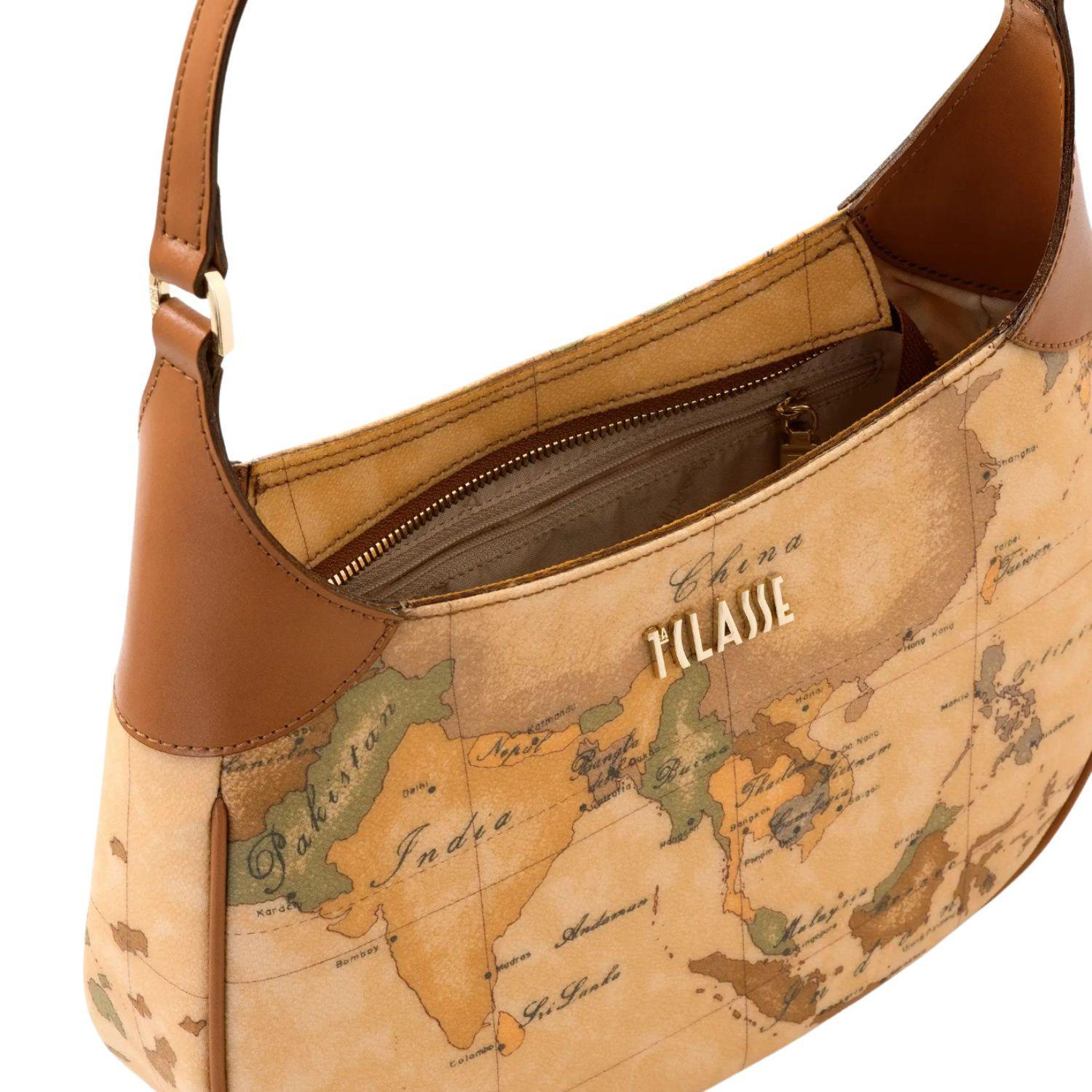Alviero Martini - Borsa sottospalla hobo Geo Classic, Beige