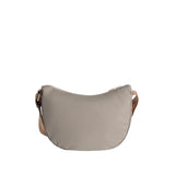 Alviero Martini - Tracolla a mezzaluna piccola Stormy in nylon, Tortora