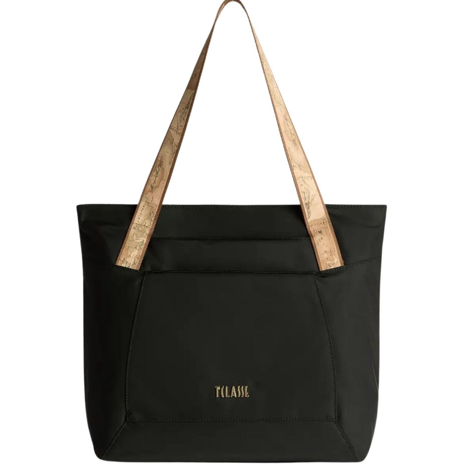 Alviero Martini - Borsa shopping Stormy Nylon, Nera