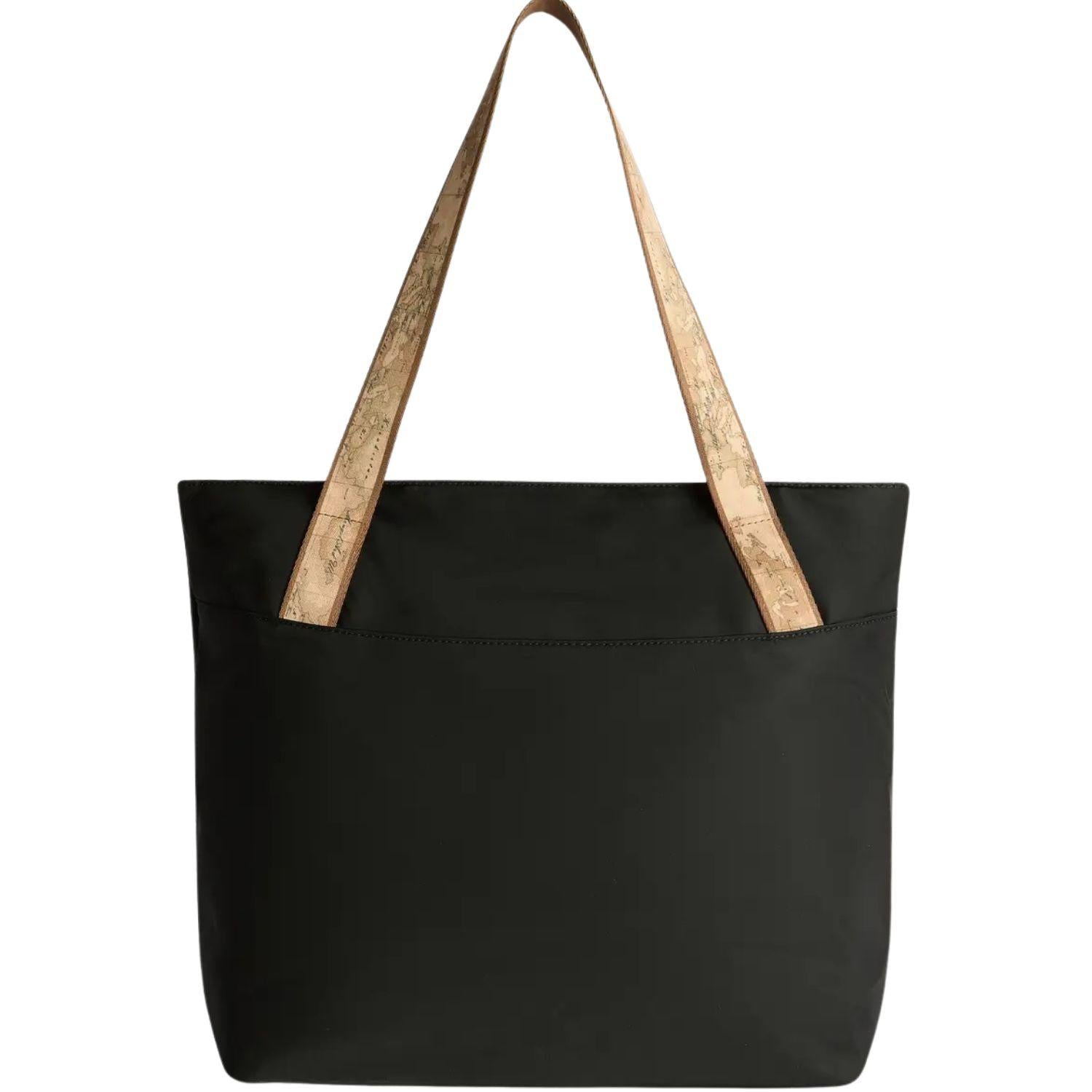 Alviero Martini - Borsa shopping Stormy Nylon, Nera