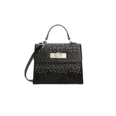 Alviero Martini - Elegance Bag mini tote con strass, Nera