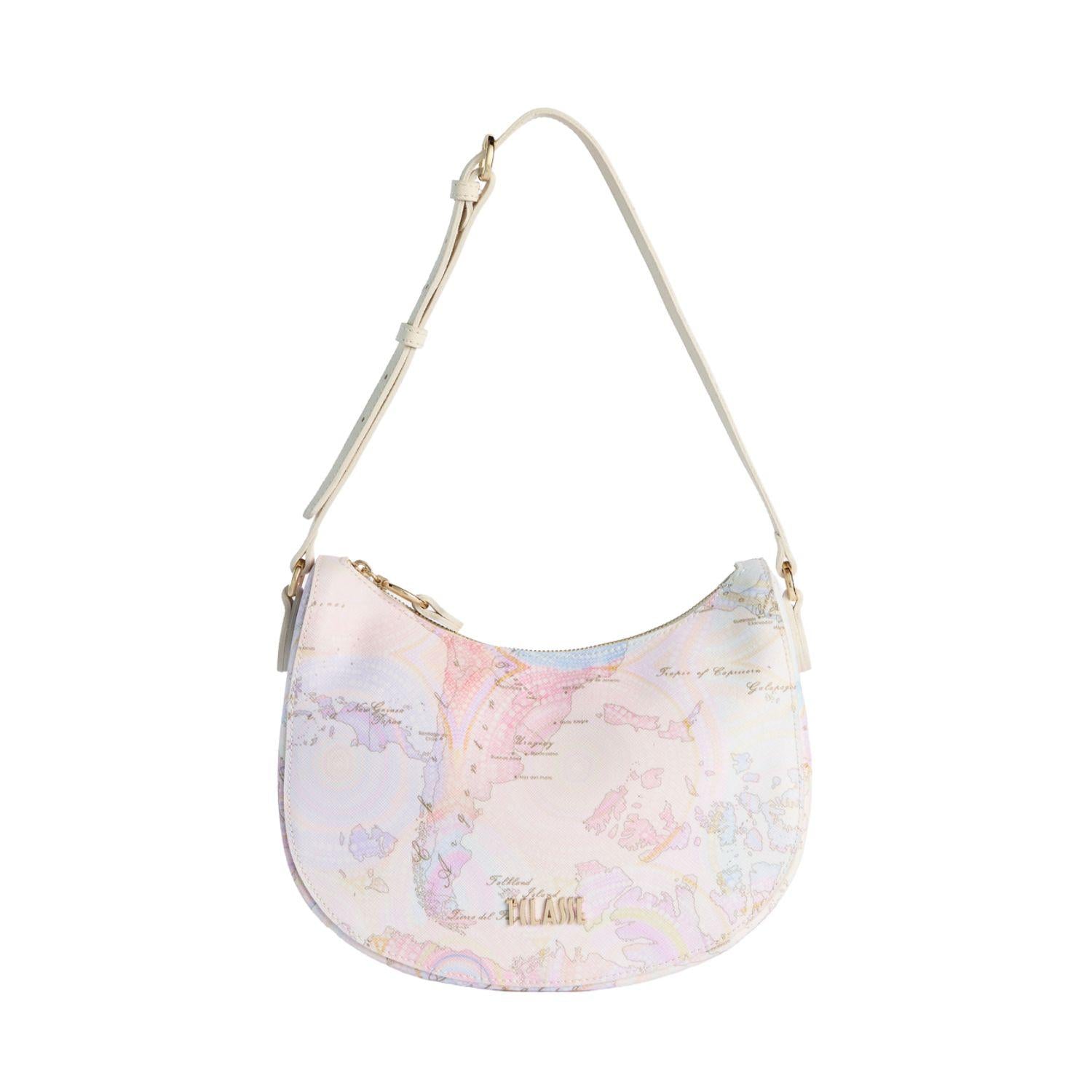 Alviero Martini - Geo Dots Art borsa sottospalla, Multicolor