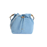 Alviero Martini -Tribal Leather borsa secchiello, Azzurro