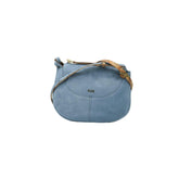 Alviero Martini - Borsa a tracolla Tribal Leather bandoliera, Azzurro Cielo