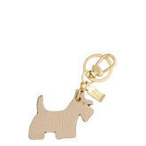 Alviero Martini - Portachiavi Scottish Terrier in pelle, Taupe