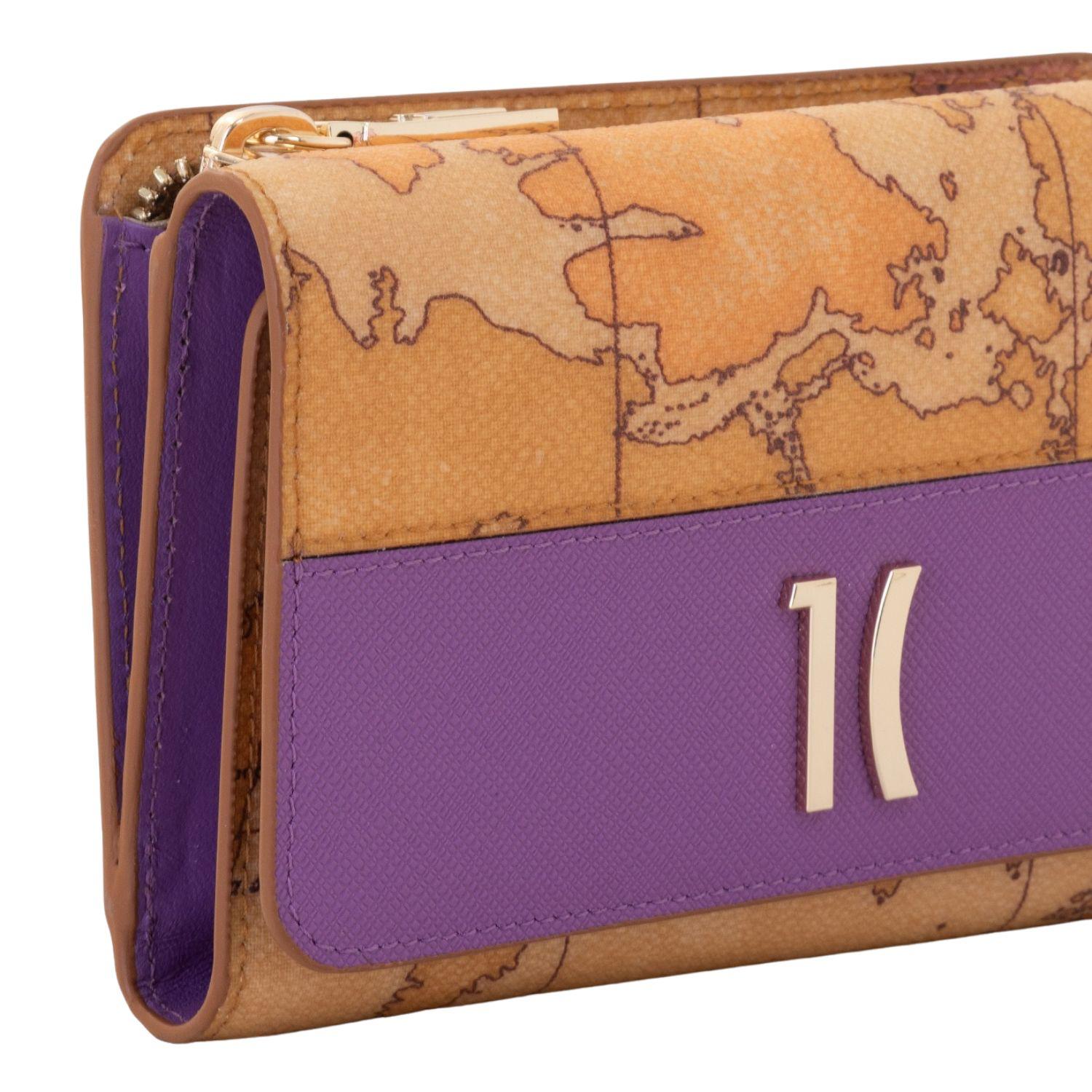 Alviero Martini - Geo Bougainville portafoglio bifolder medio, Viola Bougainville