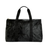 Borsone pieghevole con mini beauty Geo Soft, Nero