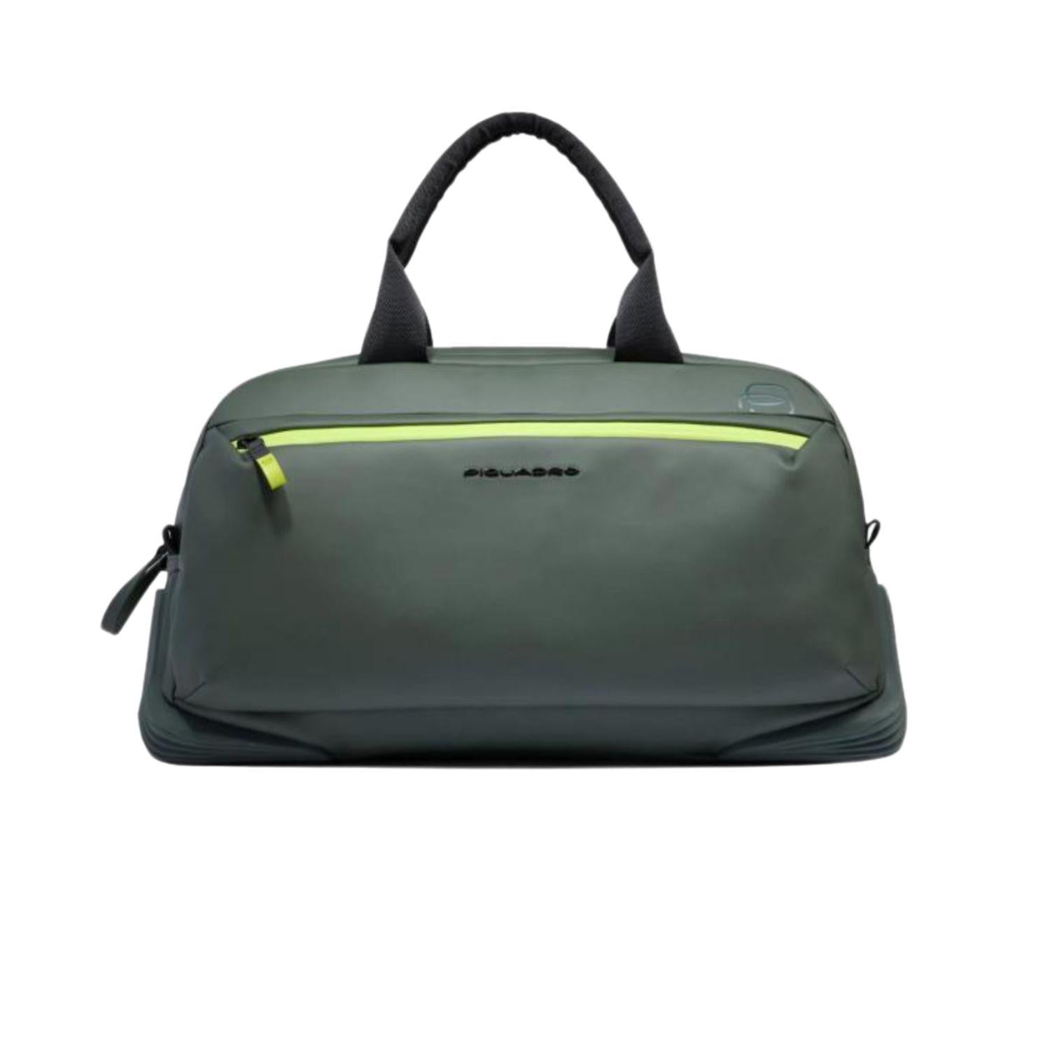 PIQUADRO -Borsone piccolo in tessuto impermeabile Piquadro C2OW, Verde