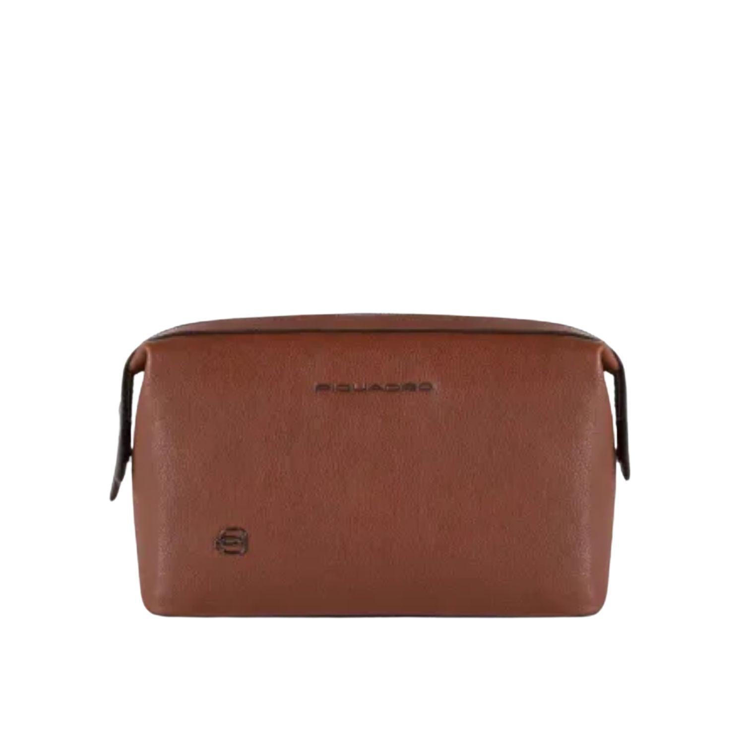 Piquadro - Beauty in Pelle Black Square, Cuoio