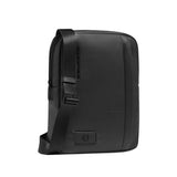 Piquadro - Borsello grande porta ipad in pelle Russel, Nero