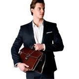 Borsa da Dottore Blue Square, Mogano