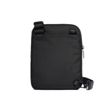 PIQUADRO - Borsello piccolo in tessuto e pelle, Nero