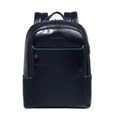 Piquadro - Zaino medio porta computer e porta iPad Blue Square, Blu