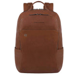 Piquadro - Zaino porta computer e porta iPad Black Square, Cuoio