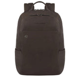 Piquadro - Zaino porta computer e porta iPad Black Square, Testa di Moro