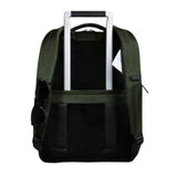 Piquadro - Zaino porta pc 15.6 in tessuto riciclato e pelle, Verde