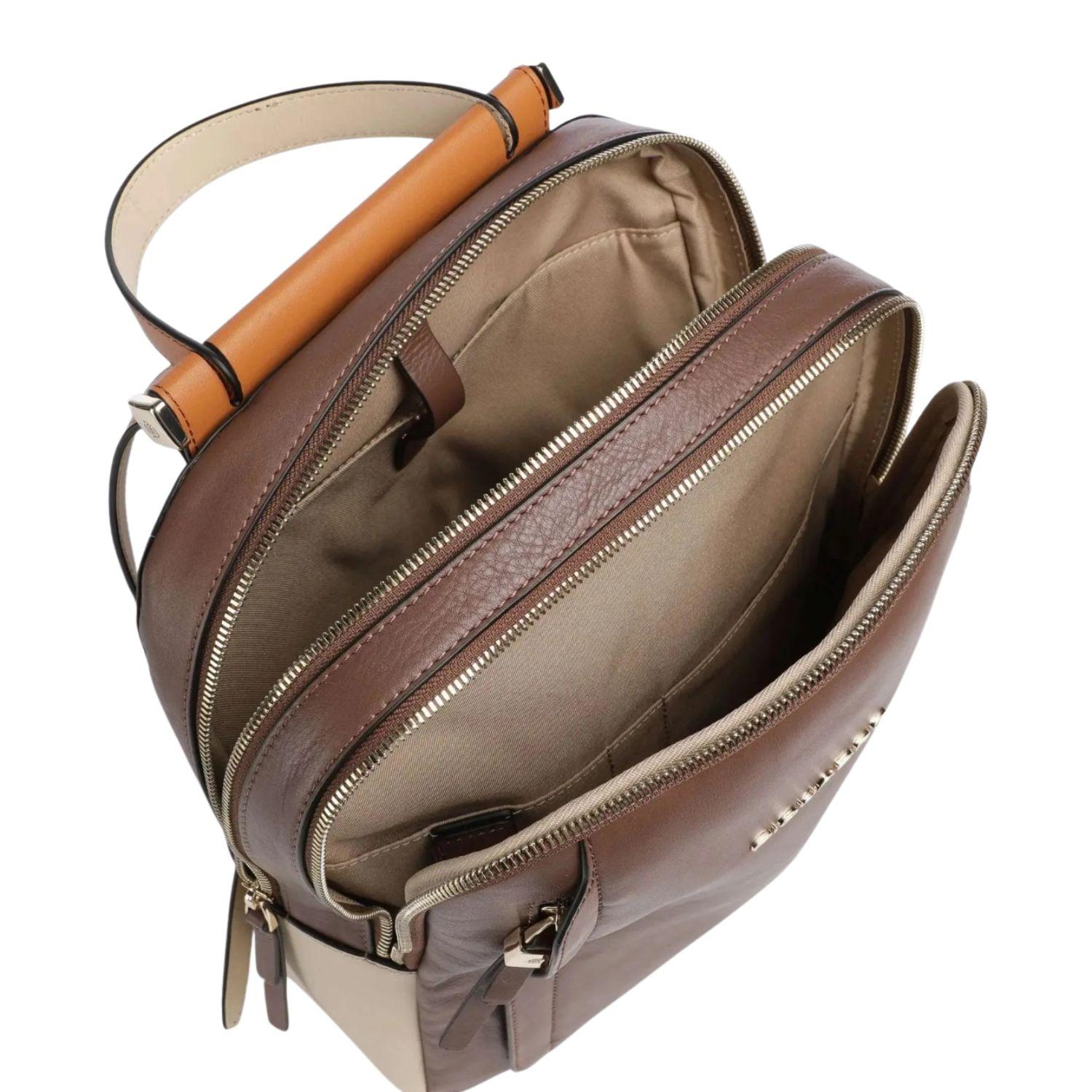 Piquadro - Zaino donna in pelle porta Ipad, Marrone
