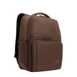 Piquadro - Zaino espandibile in tessuto porta pc 15.6 linea W129, Marrone
