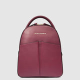 Piquadro - Zainetto Donna porta iPad Mini in Pelle Ashley Bordeaux