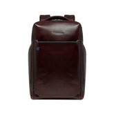 Piquadro - Zaino in pelle porta PC 15.6' Blue Square, Mogano