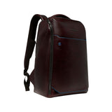 Piquadro - Zaino in pelle porta PC 15.6' Blue Square, Mogano