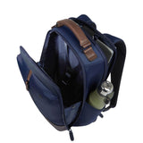 Zaino da viaggio porta pc 14" in tessuto riciclato, Blu