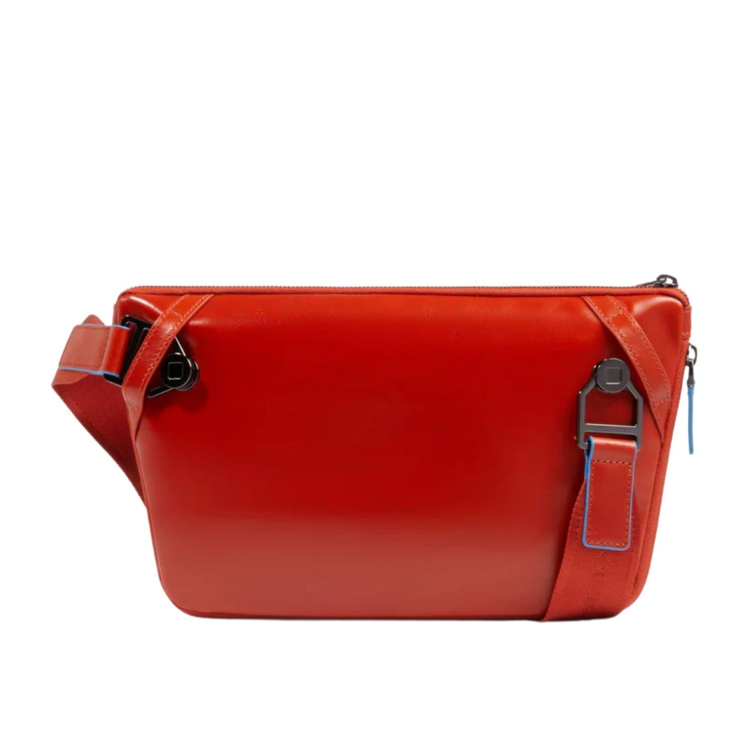 Piquadro - Marsupio con Attacchi Tracolla Riposizionabili, Arancione