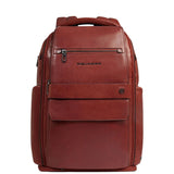 Piquadro - Zaino in pelle 15,6 porta pc SS26, Marrone