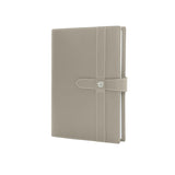 Intempo - Agenda Giornaliera in pelle con Laccio, Bianco