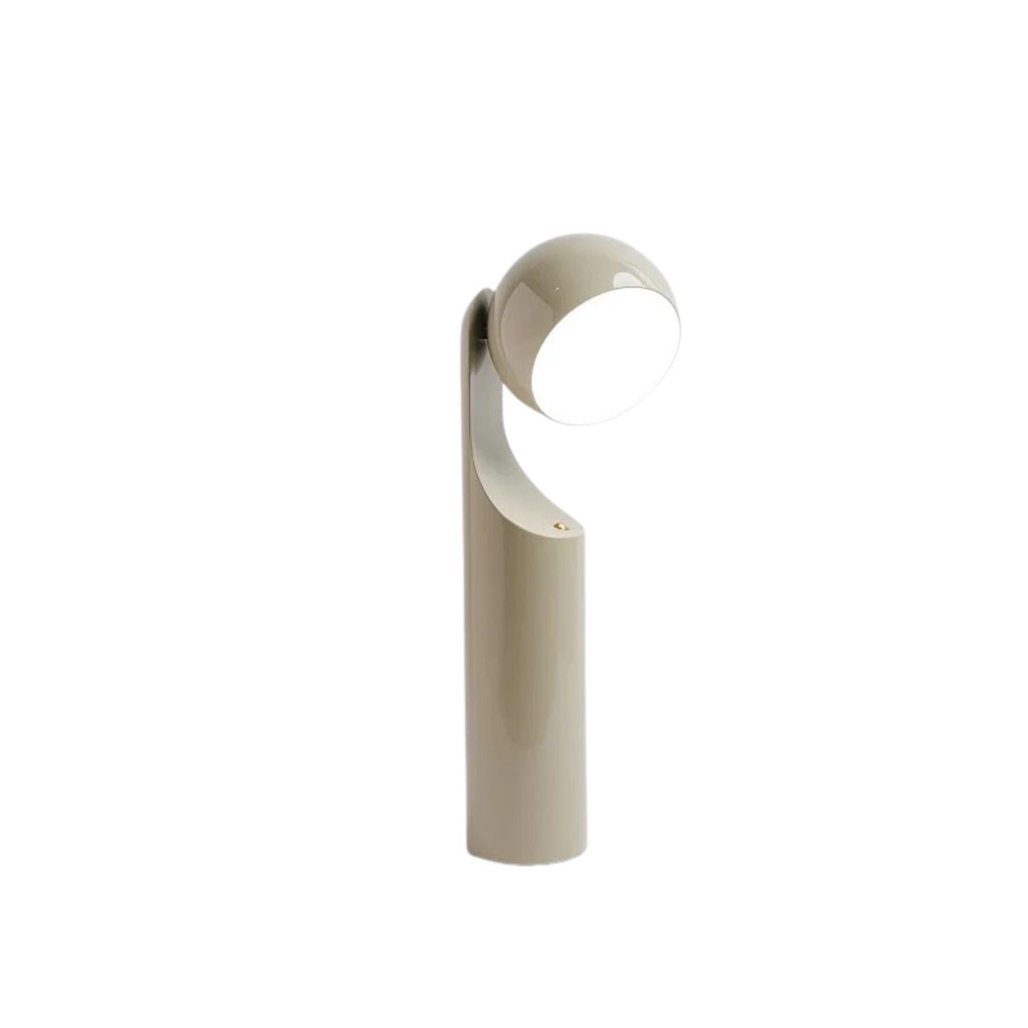 SBAM DESIGN-Mono Lampada da tavolo ricaricabile Grigia