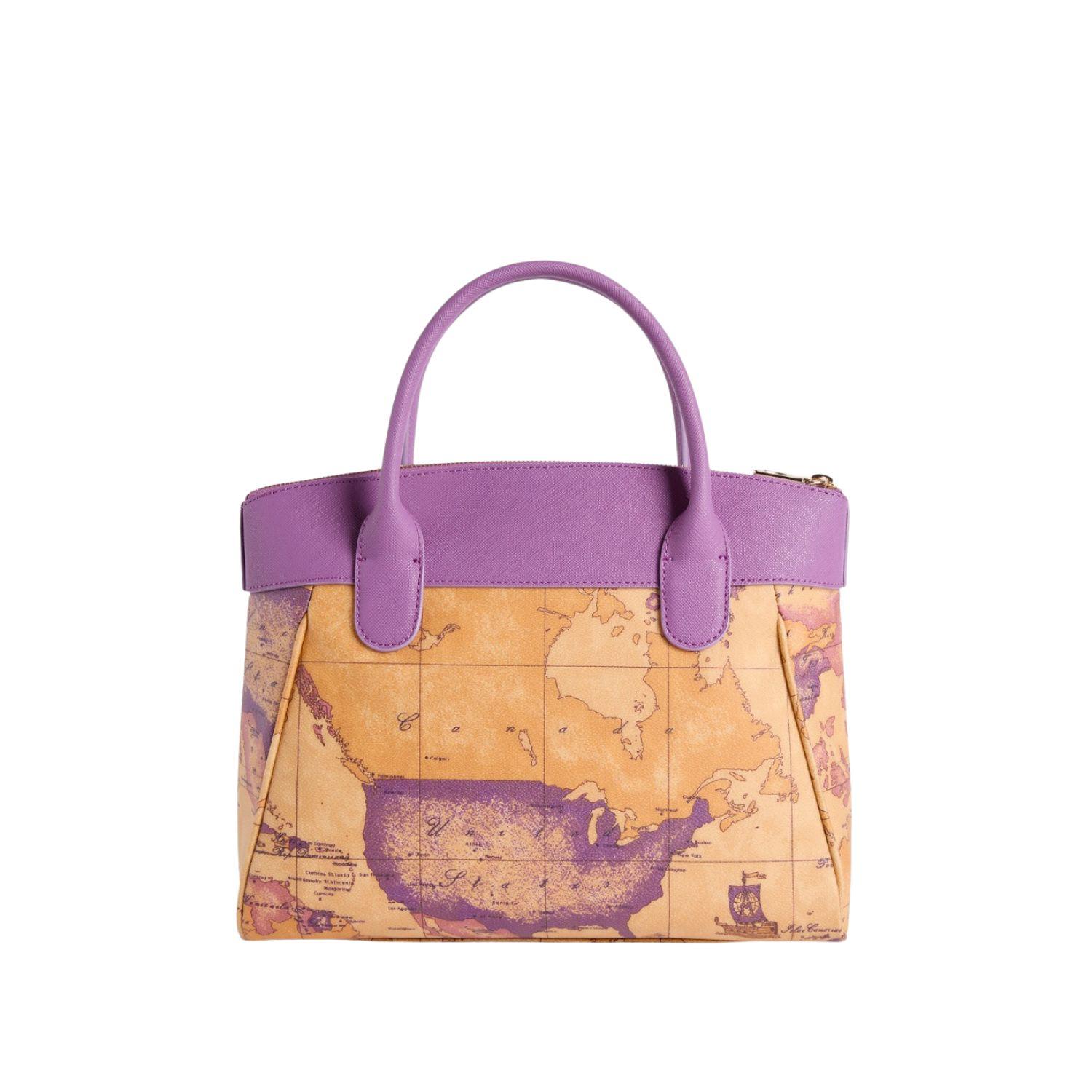 Alviero Martini - Geo Bougainville borsa a mano Viola Bougainville, Viola