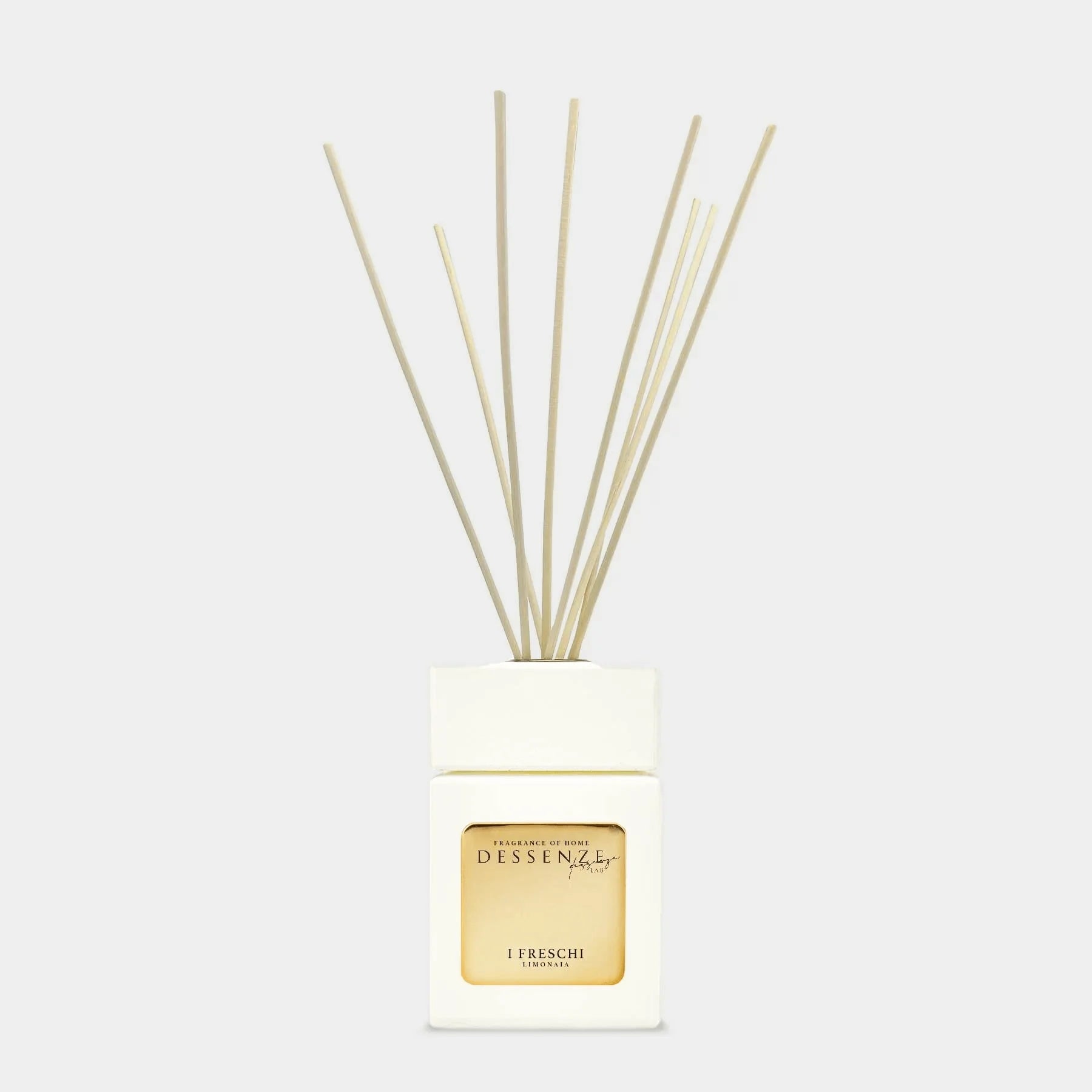 Dessenze Lab - 250 ml Profumatore naturale per Ambienti con bastoncini Limonaia