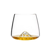 Alaskan Maker - Set 2 bicchieri in vetro borosilicato con topografia del Grand Kenyon e Matterhorn, Trasparente