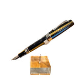 Montegrappa - Penna Stlografica Elmo 02 Plus Baiadera, Multicolore