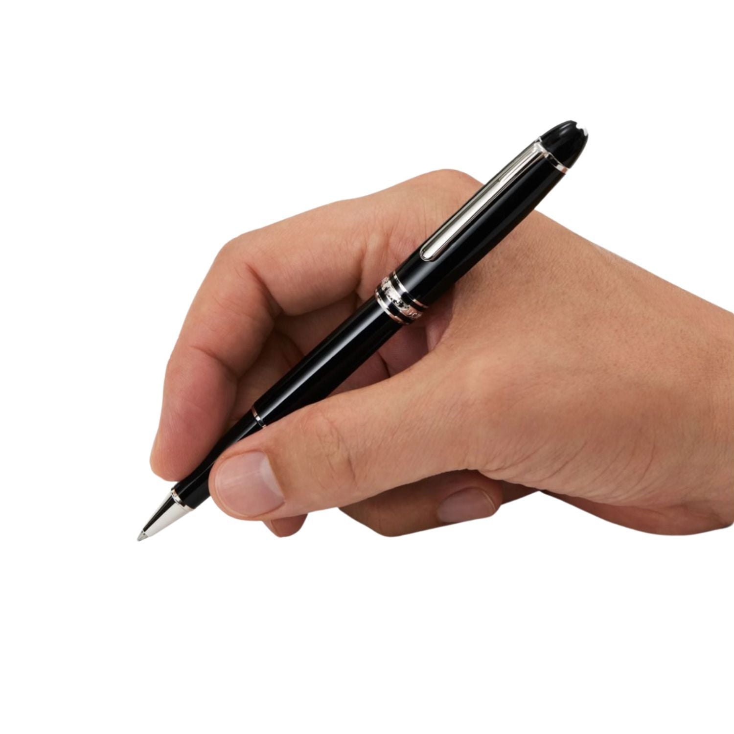 Montblanc - Roller Platino Classique Meisterstück, Nero