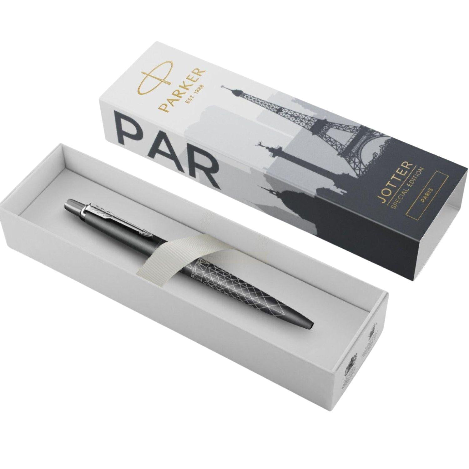 Parker - Penna a sfera JOTTER GLOBAL ICON PARIS, Grigio Nero