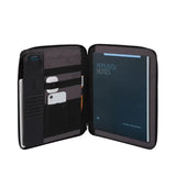 PIQUADRO - Portablocco in tessuto e Pelle Brief2, Nero