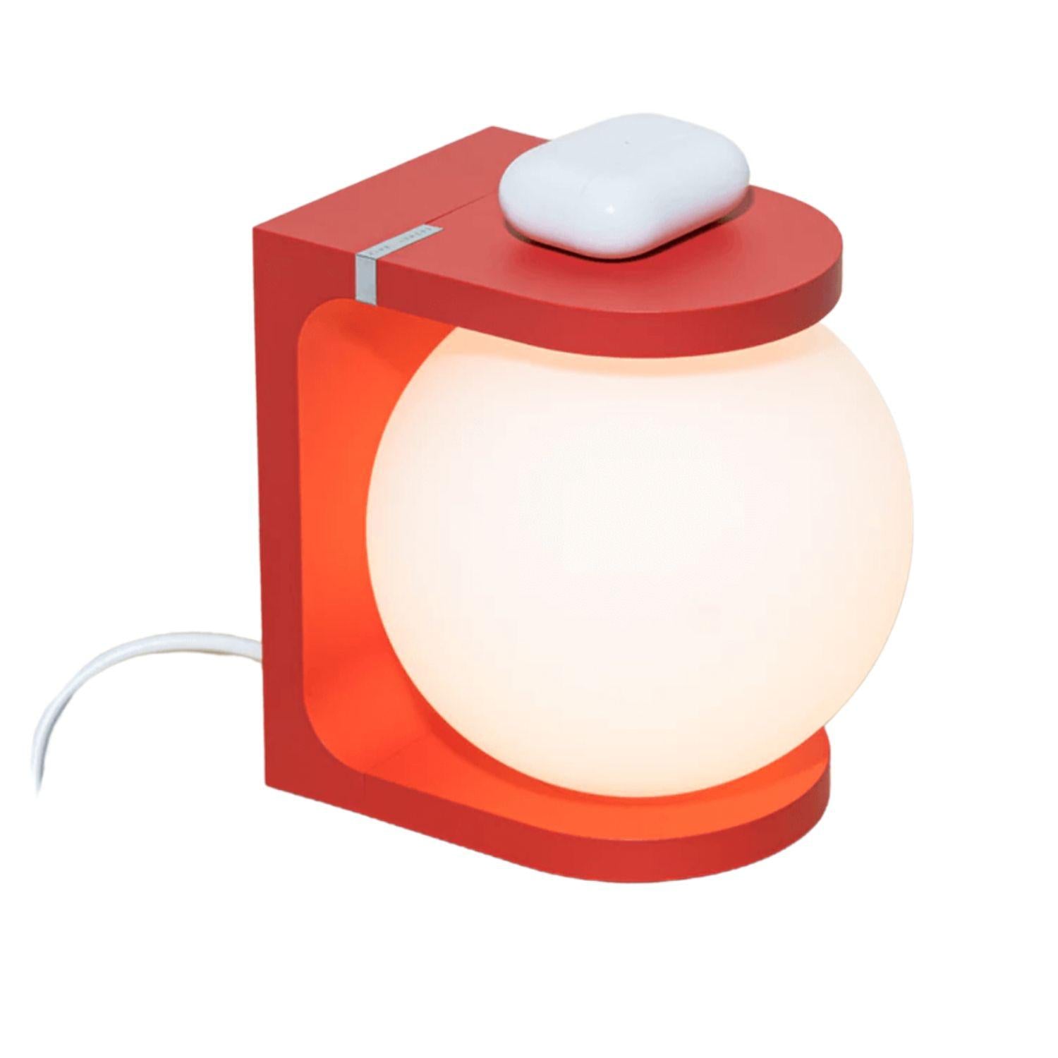 Sbam Design - Lampada da tavolo Plat Rossa