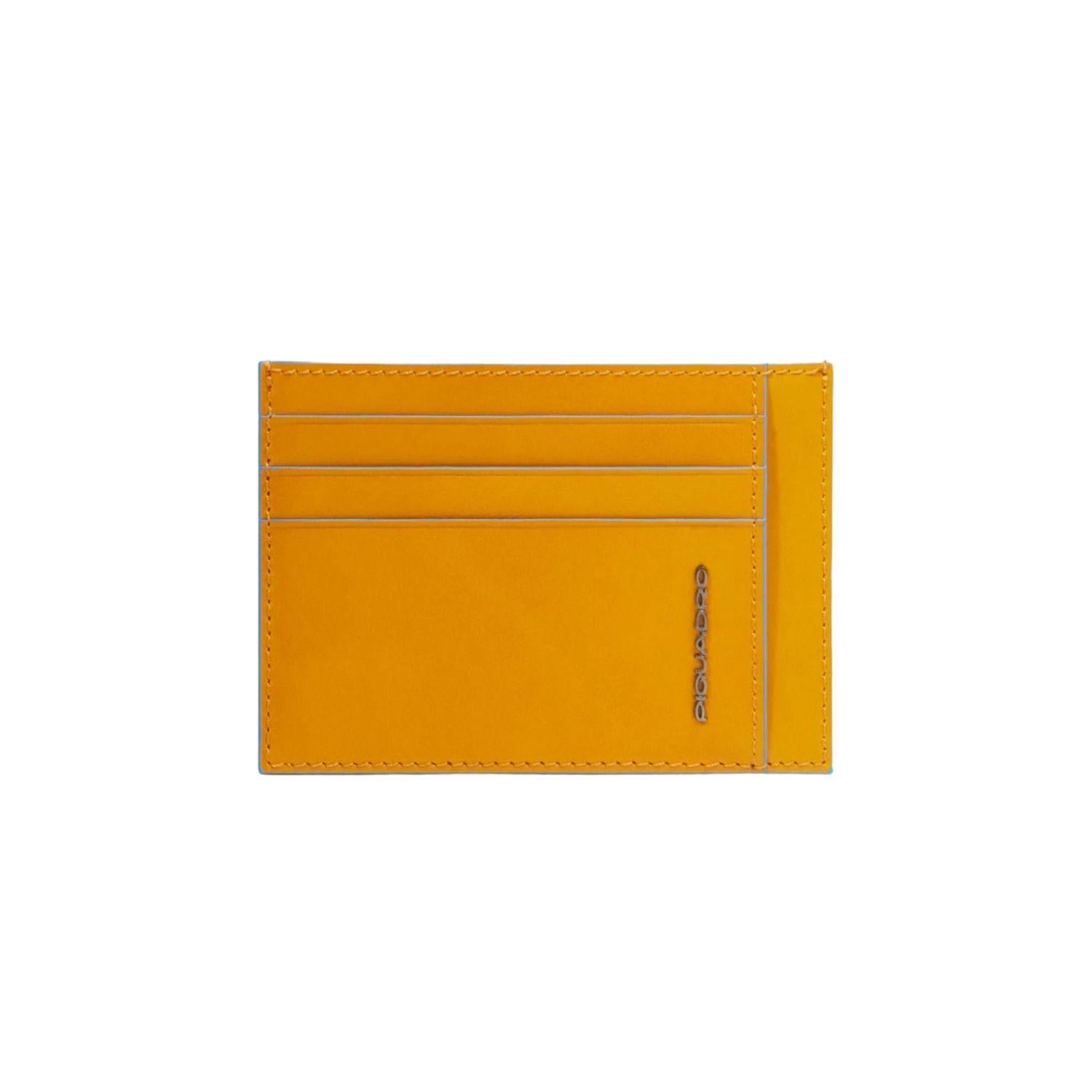 Piquadro - Portacarte sottile, Giallo