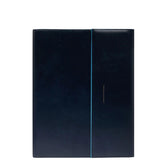 PIQUADRO - Portablocco in Pelle Blue Square Blu2