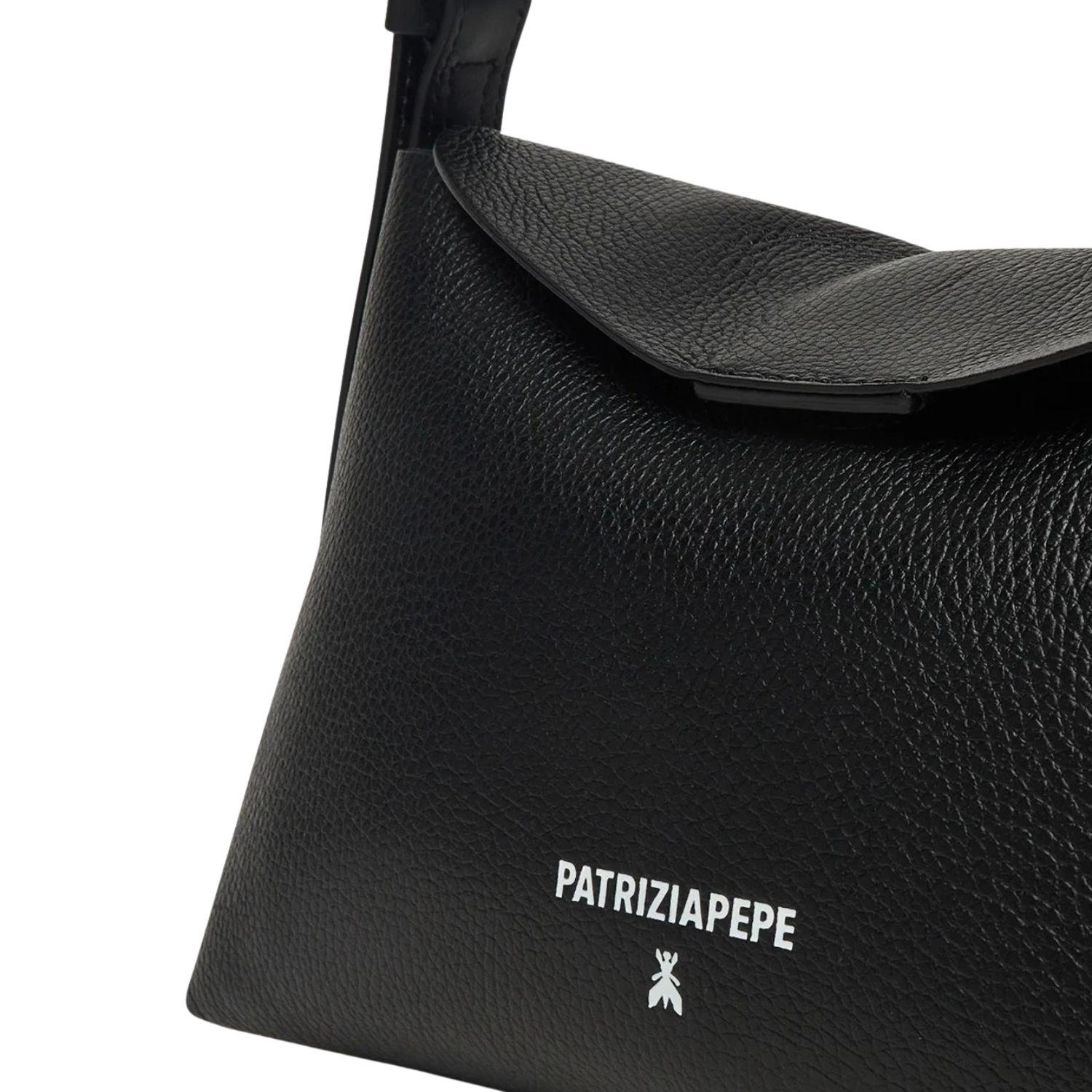 Patrizia Pepe - Borsa a tracolla Never Complete media in pelle, Nero