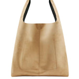 Patrizia Pepe - Borsa a sacca Urban City in suede, Cammello