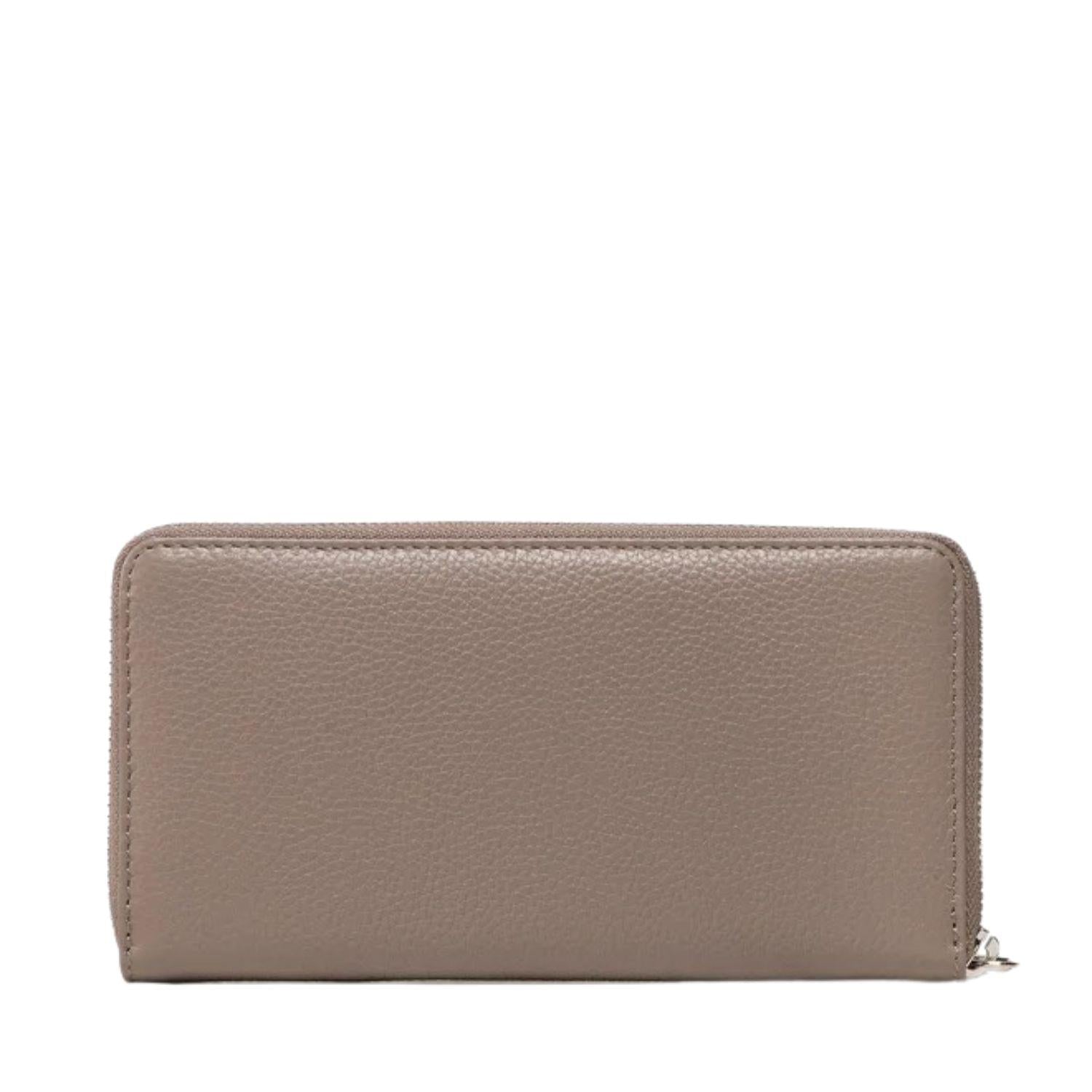 Patrizia Pepe - Portafoglio in pelle con cerniera, Grigio