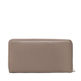 Patrizia Pepe - Portafoglio in pelle con cerniera, Grigio