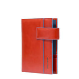 Piquadro - Agenda organizer in pelle Blue Square, Arancione