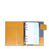Piquadro - Agenda organizer in pelle Blue Square, Gialla