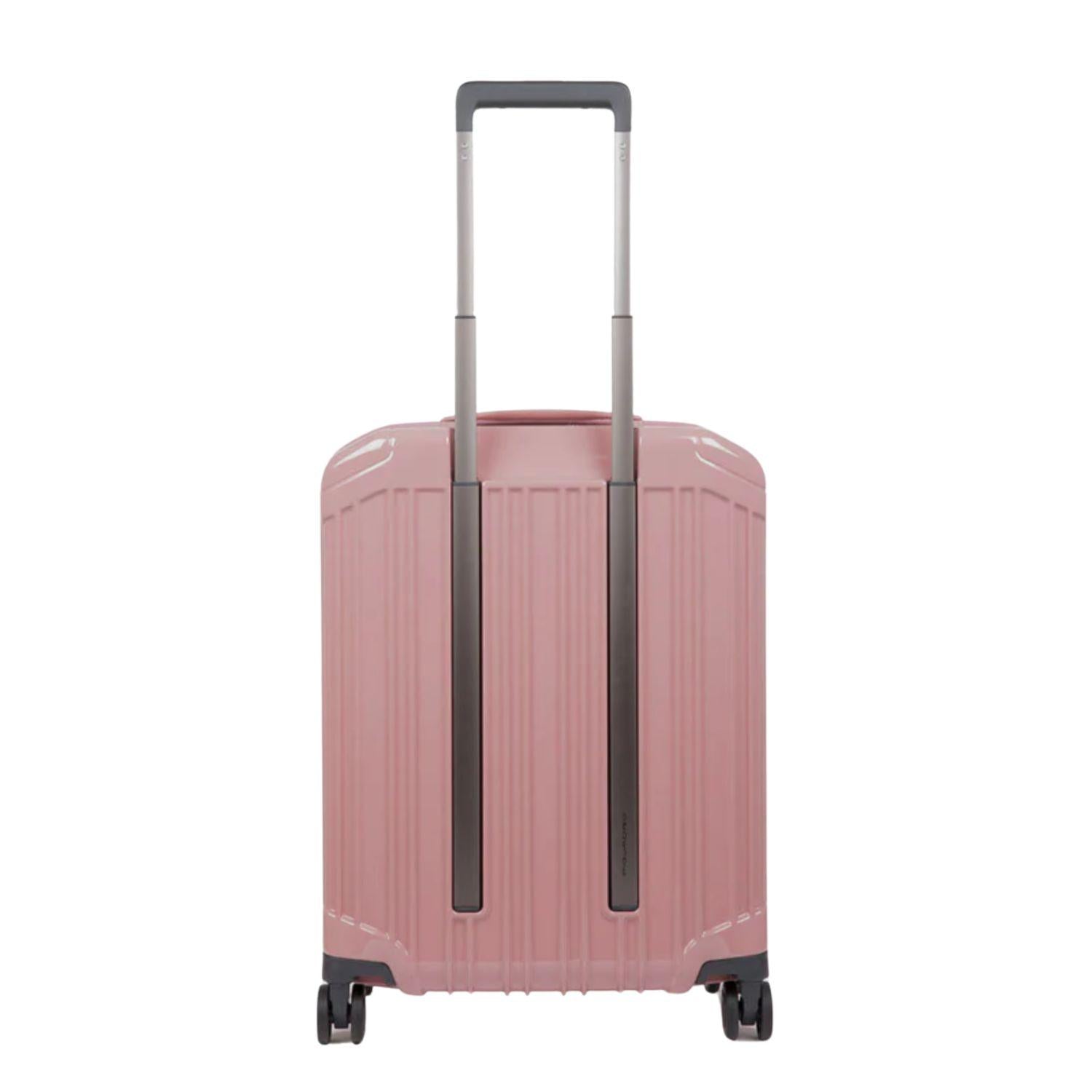 Piquadro - Trolley cabina rigido ultra slim 4 ruote, Rosa