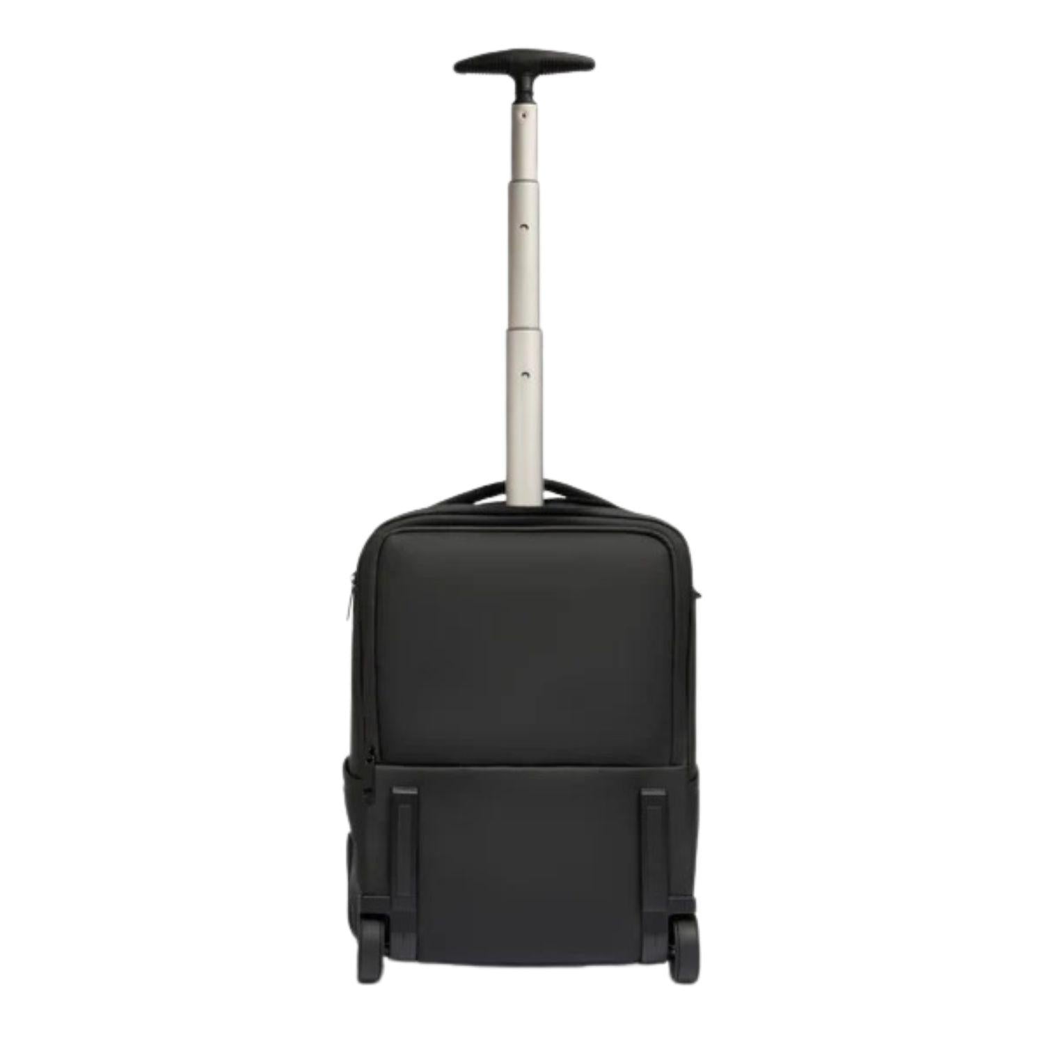 Piquadro - Zaino trolley cabina undeseater in tessuto gommato con porta pc 15,6", Nero