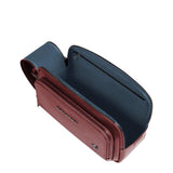 Beauty case uomo in pelle, Marrone